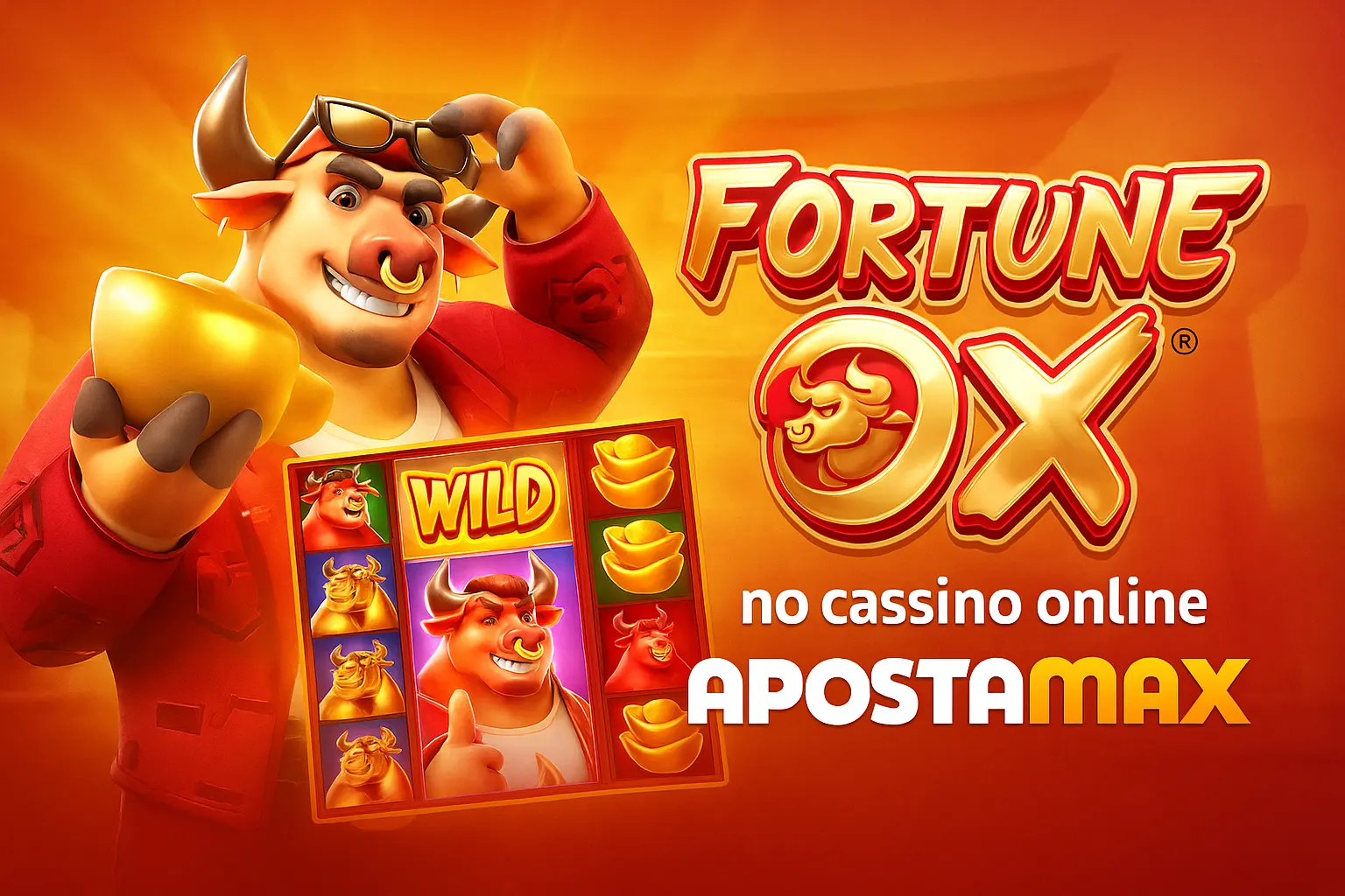 Fortune Ox no APOSTAMAX - Aposte Agora e Reivindique Seus Ganhos